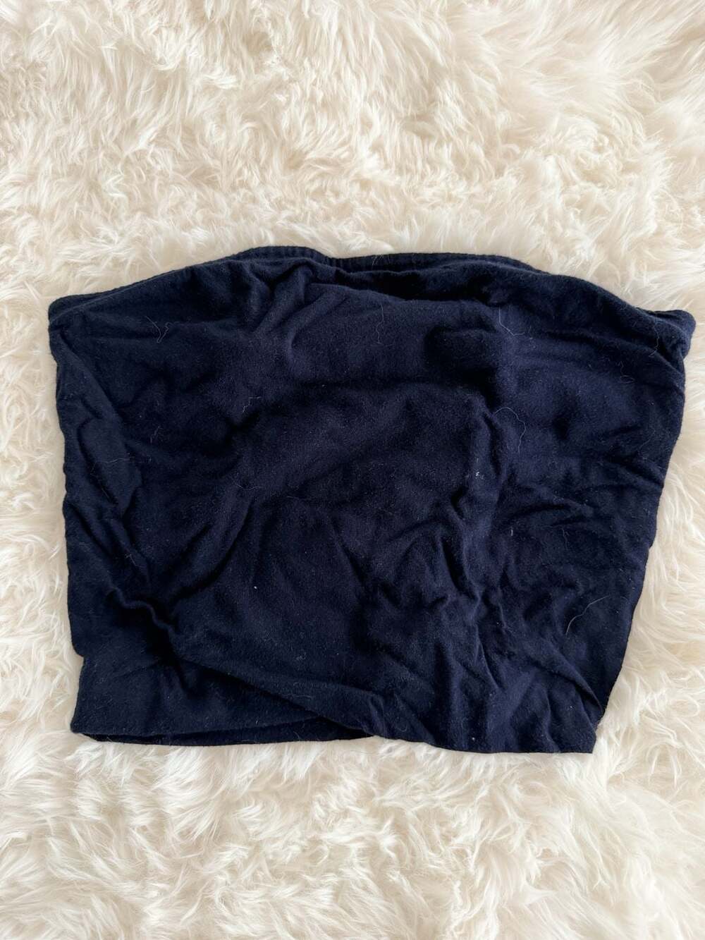 MixMatchy Navy Blue Strapless Tube Top Bandeau Size S